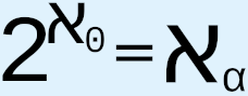 2^aleph-0 = aleph sub alpha